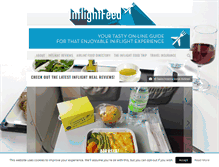 Tablet Screenshot of inflightfeed.com
